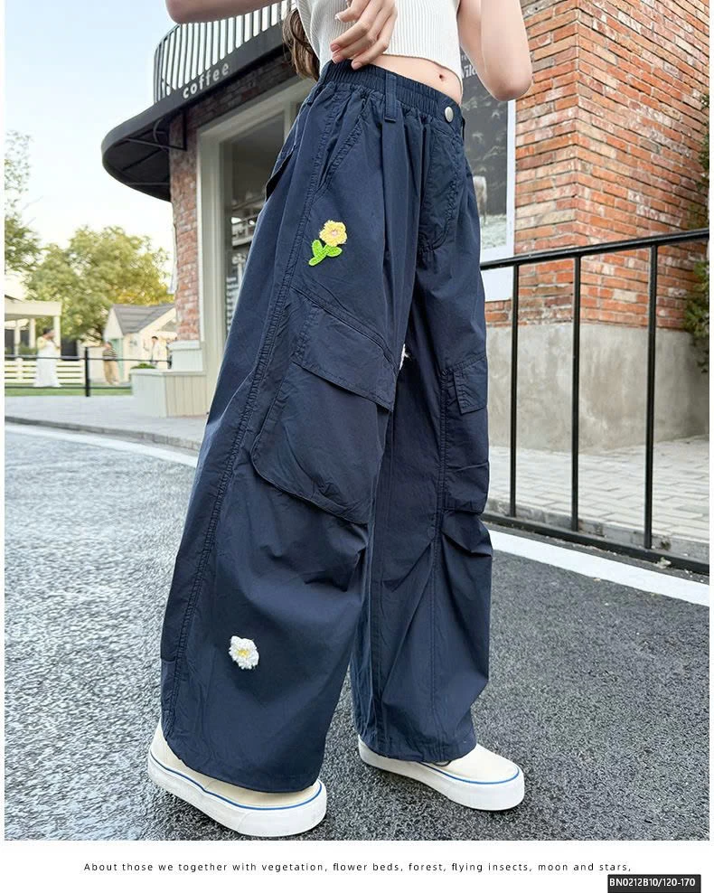 QUẦN THÔ MỎNG THÊU HOA