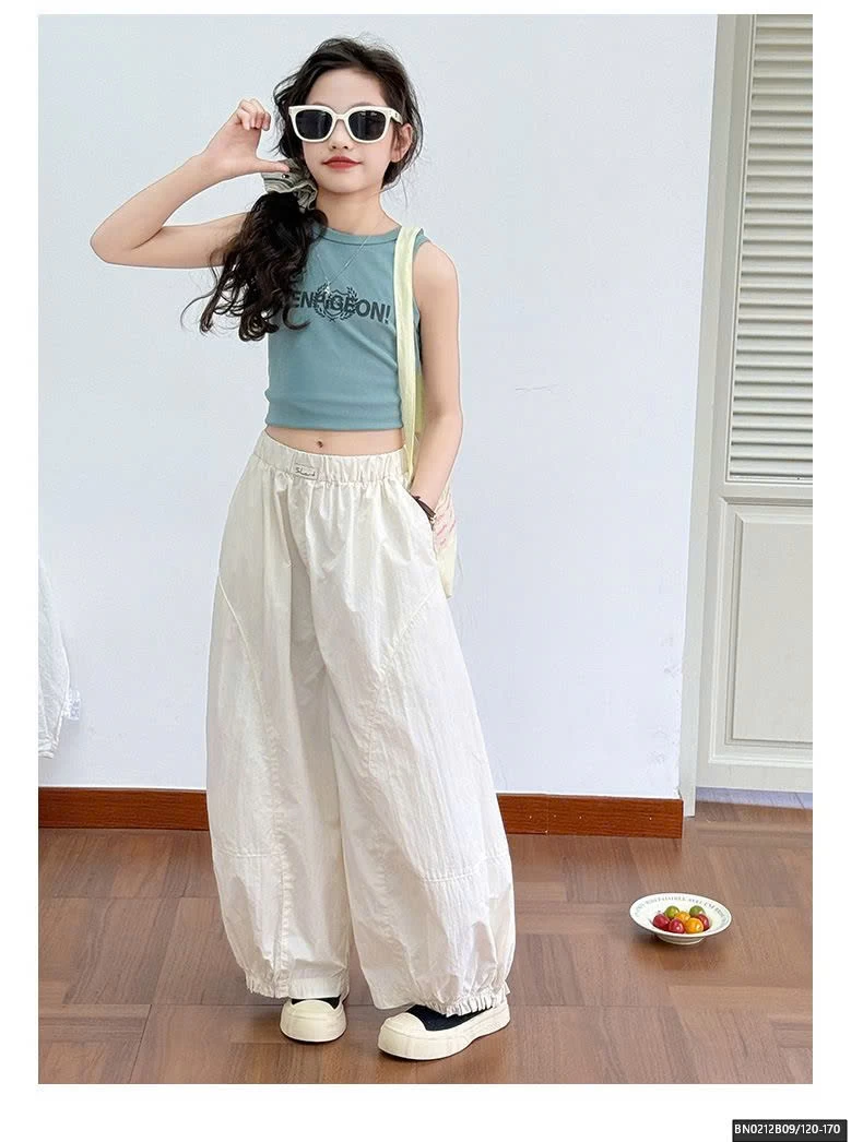 QUẦN THÔ MỎNG BO GẤU BÉ GÁI