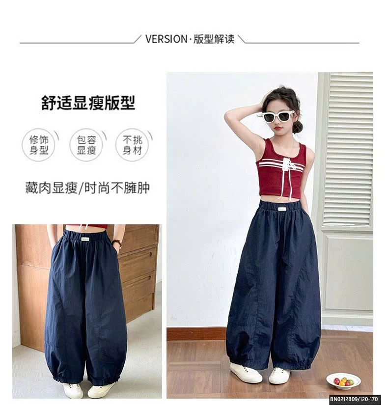 QUẦN THÔ MỎNG BO GẤU BÉ GÁI