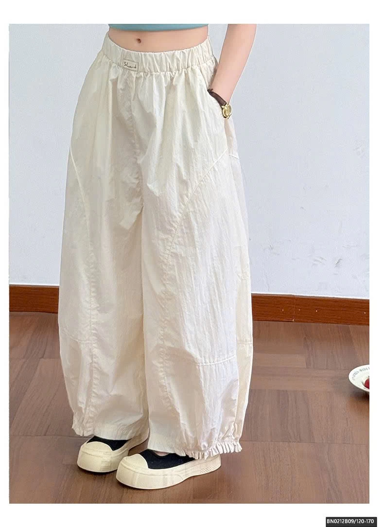 QUẦN THÔ MỎNG BO GẤU BÉ GÁI