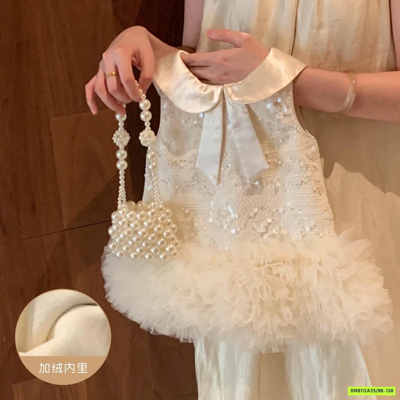 ĐẦM SUÔNG PHỐI CHÂN VOAN NINGLI LÓT NHUNG