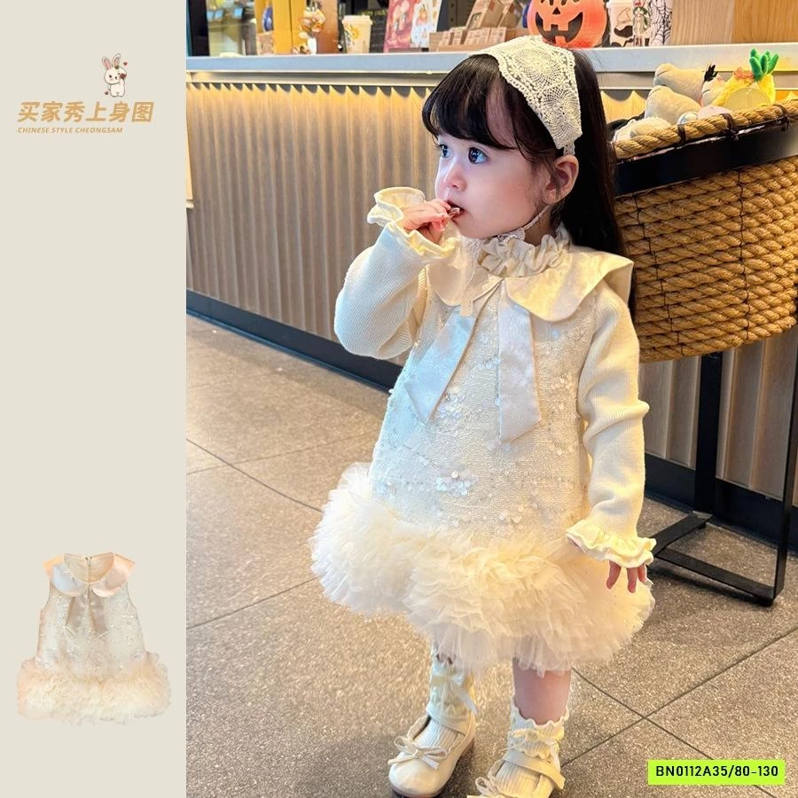 ĐẦM SUÔNG PHỐI CHÂN VOAN NINGLI LÓT NHUNG