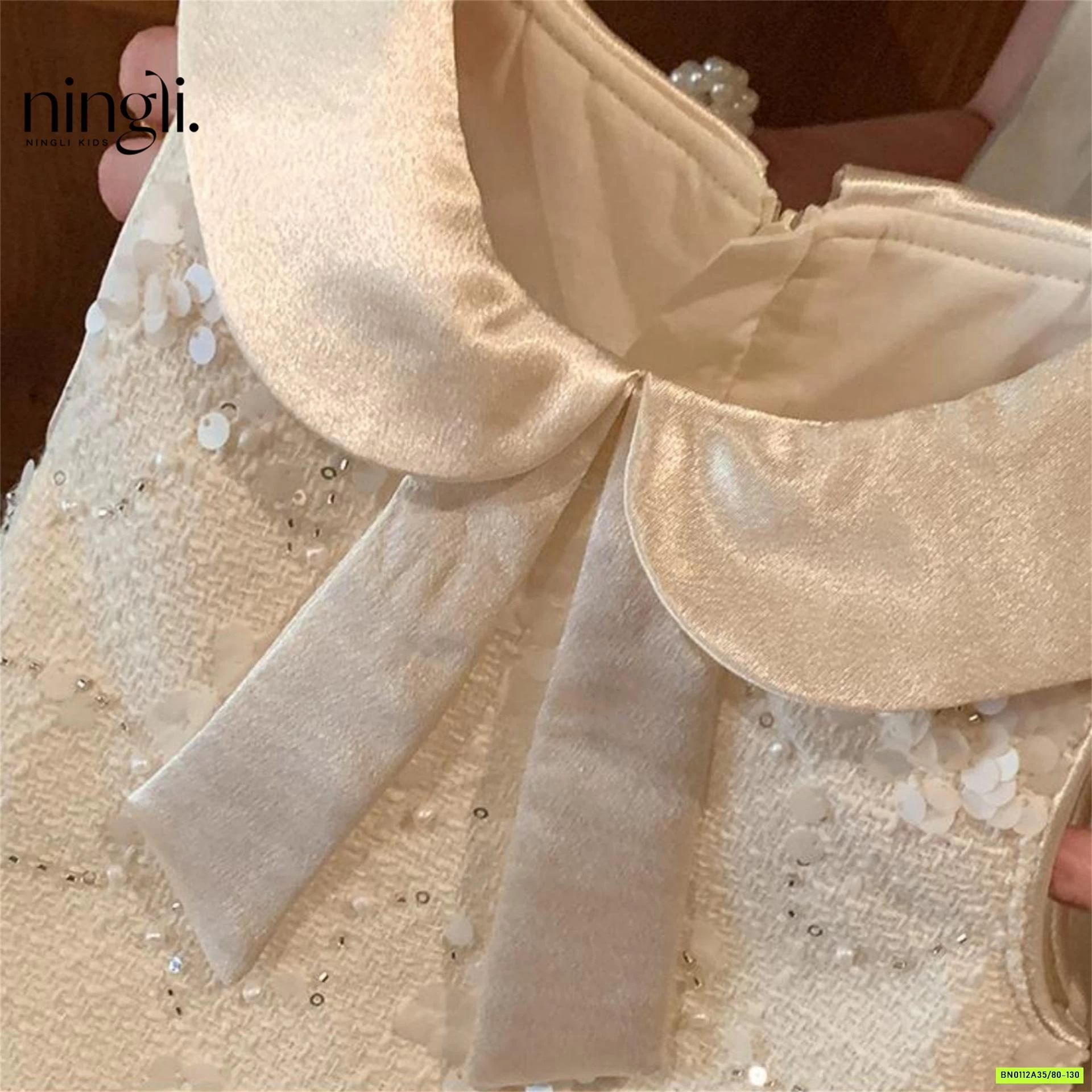 ĐẦM SUÔNG PHỐI CHÂN VOAN NINGLI LÓT NHUNG