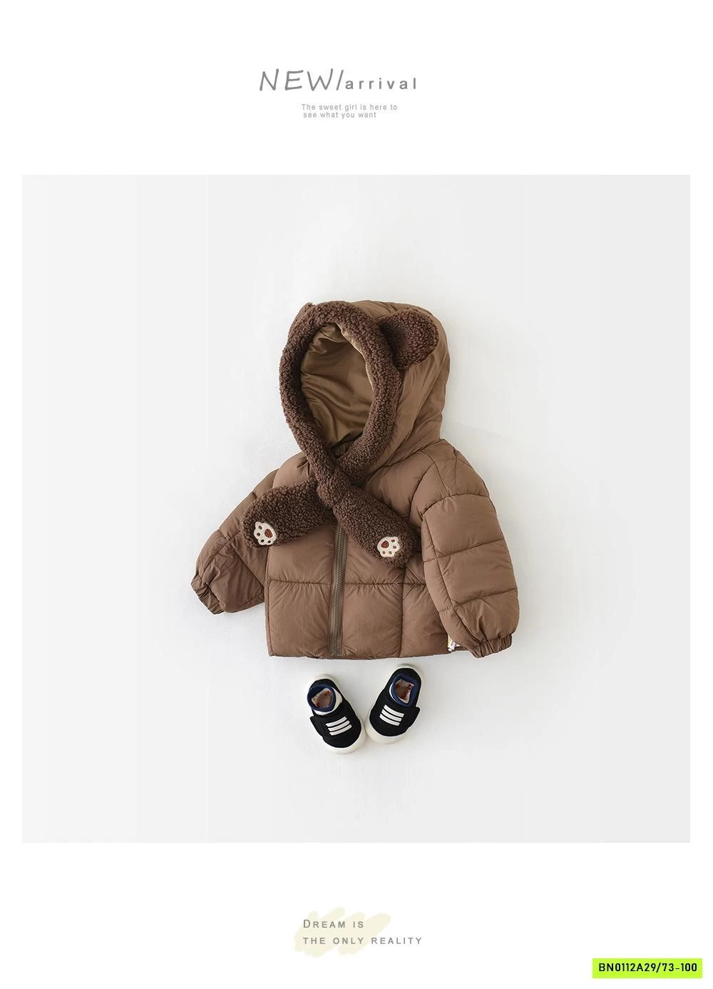 KHOÁC PHAO GẤU ABNNKIDS