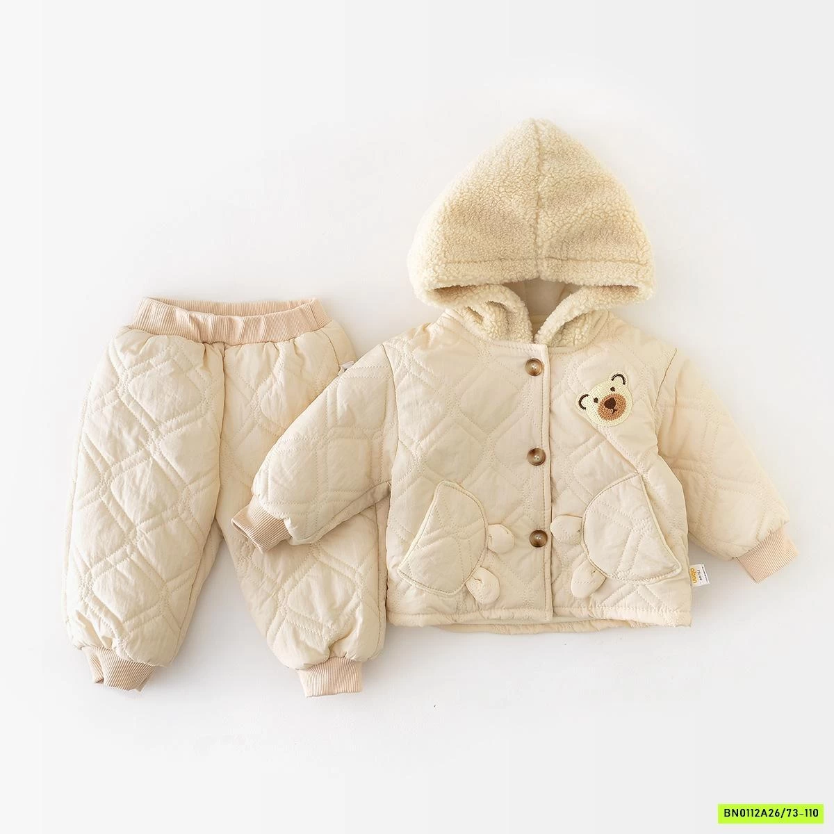 BỘ PHAO GẤU LÓT NHUNG ADNNKIDS