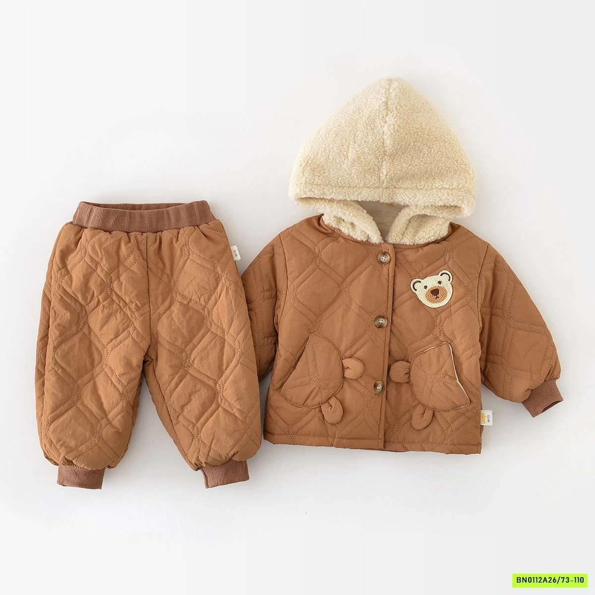 BỘ PHAO GẤU LÓT NHUNG ADNNKIDS