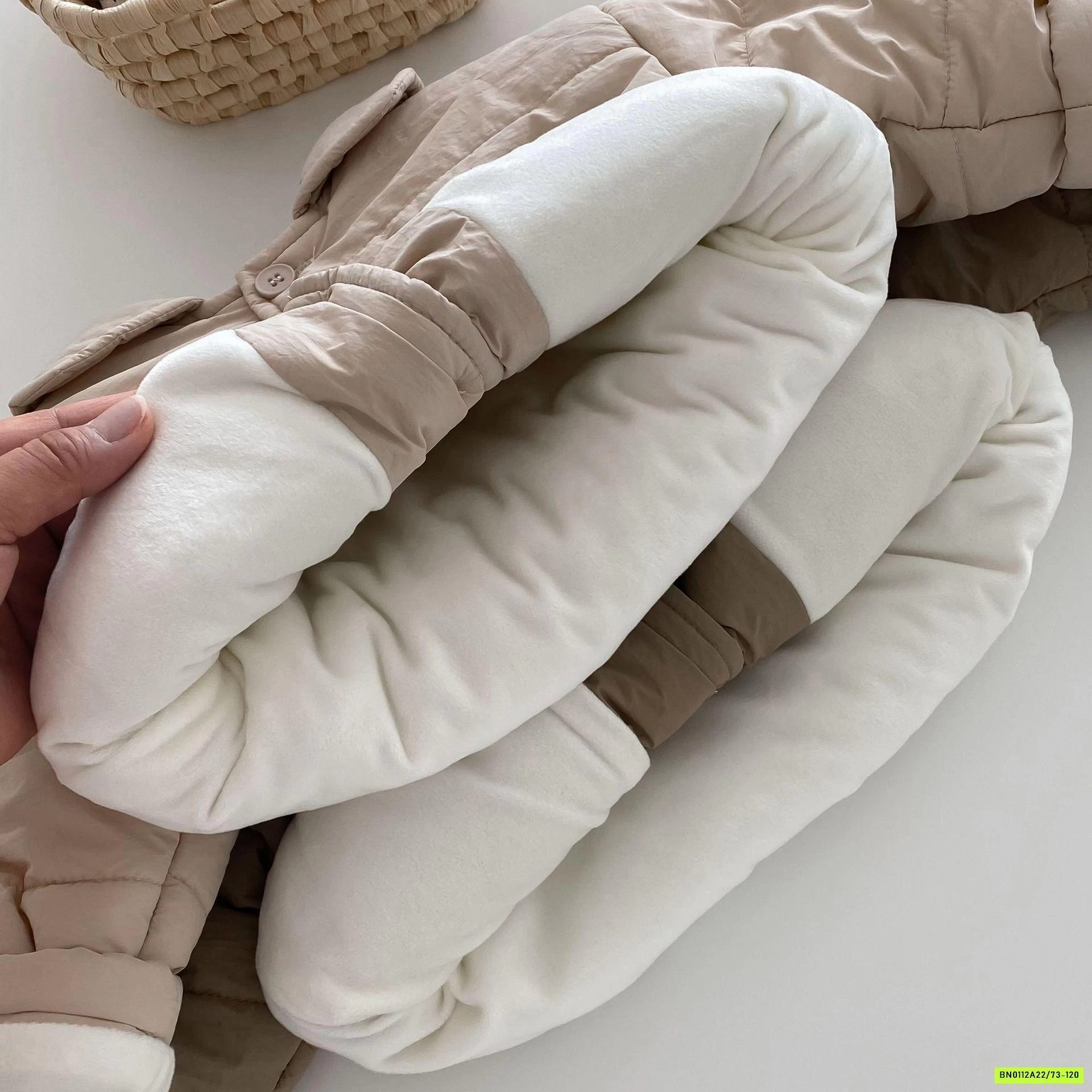 KHOÁC PHAO LÓT NHUNG BO GẤU