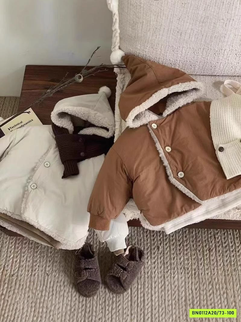 KHOÁC PHAO VINTAGE LÓT LÔNG CỪU