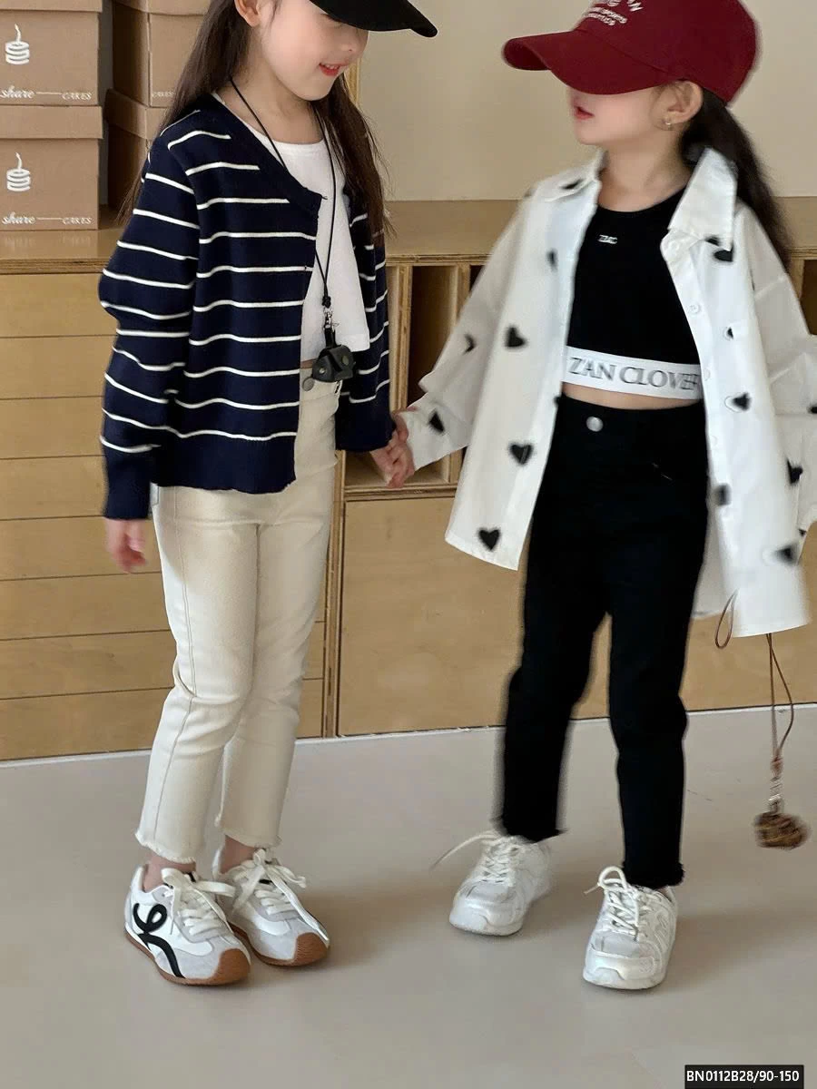 QUẦN JEAN DÁNG SKINNY BÉ GÁI