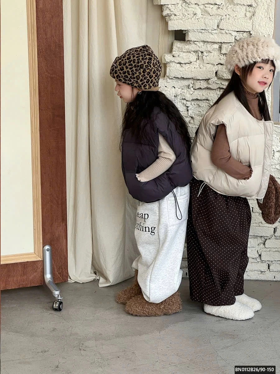 QUẦN NỈ IN CHỮ LÓT LÔNG DÁNG HIPHOP