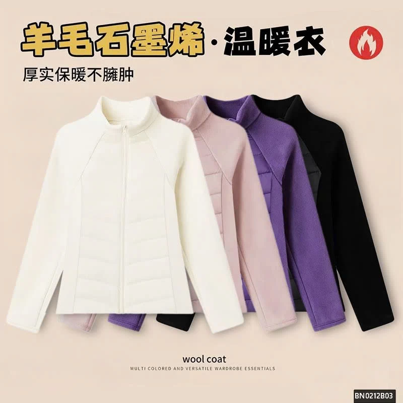 ÁO PHAO NỮ MIX NỈ