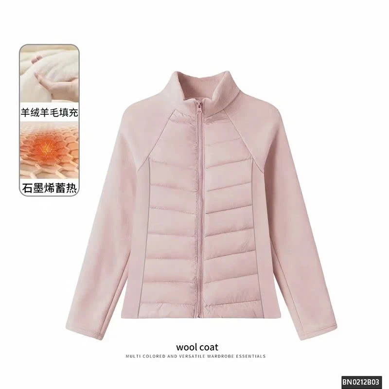 ÁO PHAO NỮ MIX NỈ