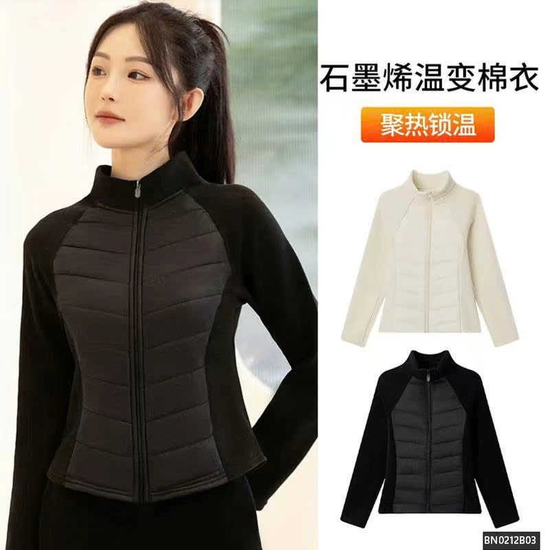 ÁO PHAO NỮ MIX NỈ