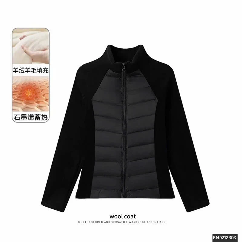 ÁO PHAO NỮ MIX NỈ