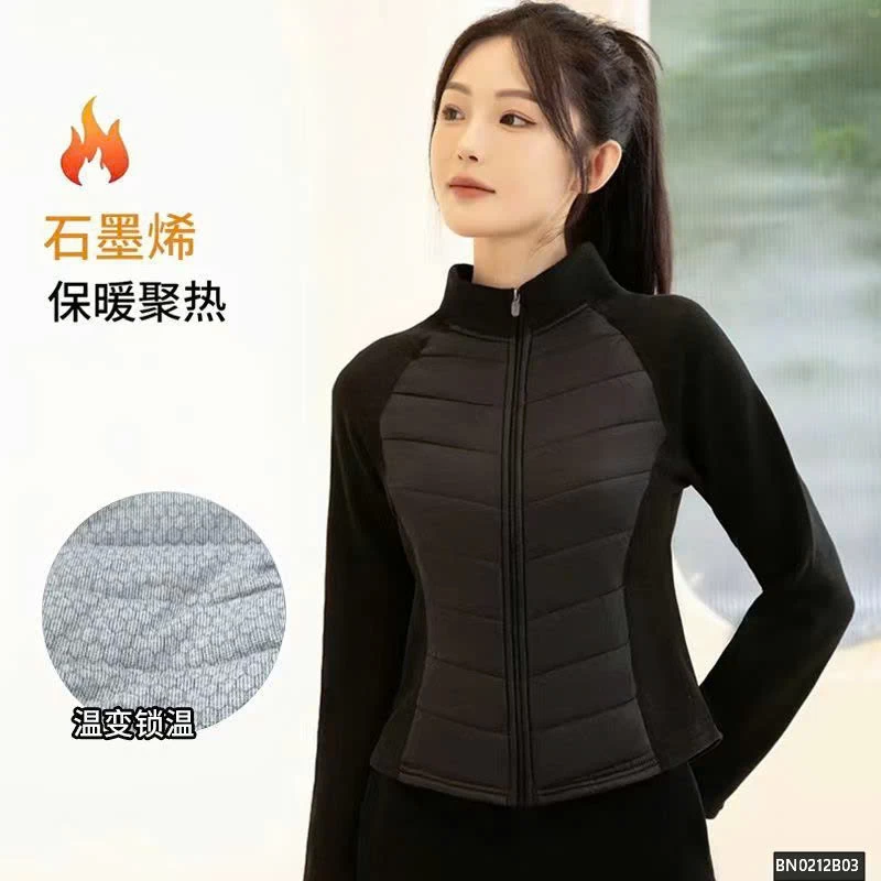 ÁO PHAO NỮ MIX NỈ