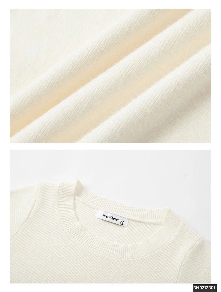 ÁO LEN TRƠN DỆT KIM NỮ