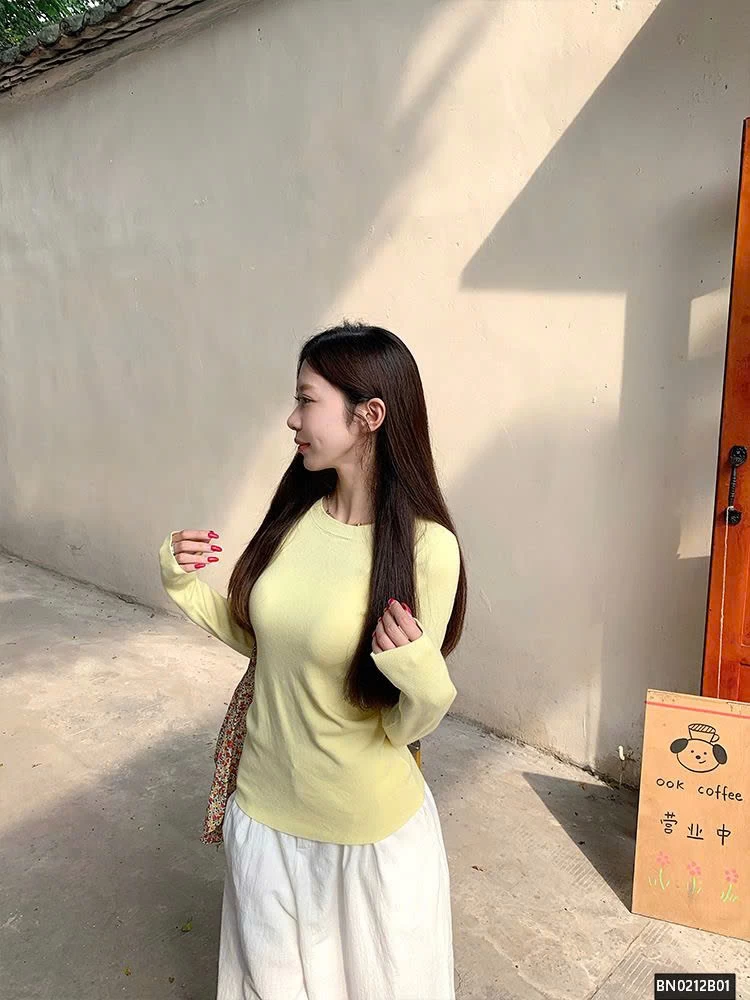 ÁO LEN TRƠN DỆT KIM NỮ