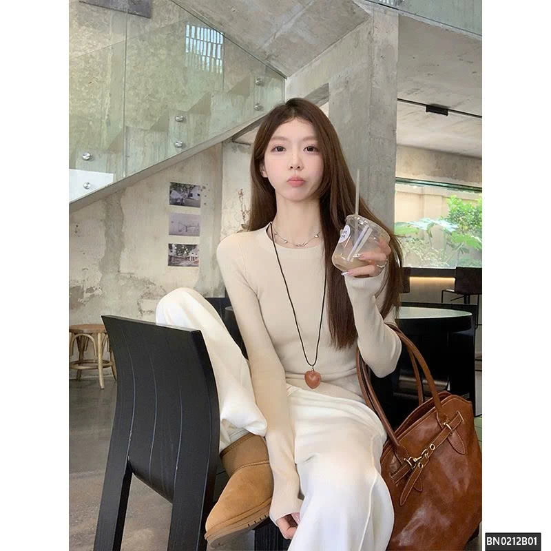 ÁO LEN TRƠN DỆT KIM NỮ