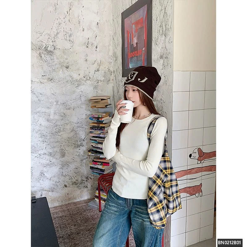 ÁO LEN TRƠN DỆT KIM NỮ