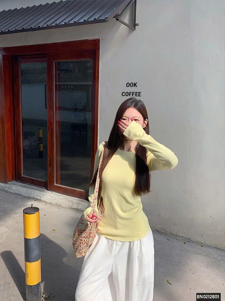 ÁO LEN TRƠN DỆT KIM NỮ