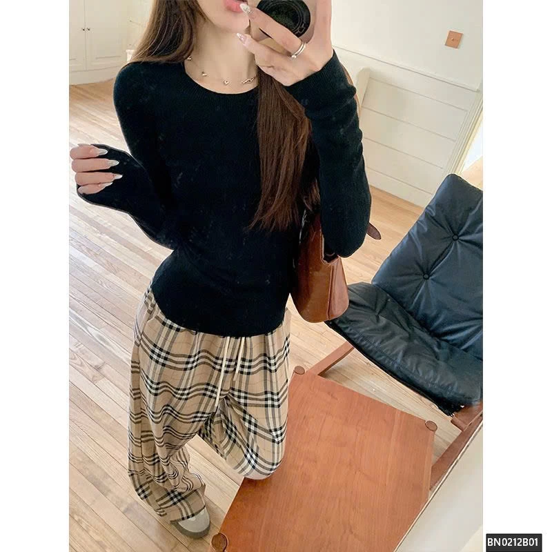 ÁO LEN TRƠN DỆT KIM NỮ