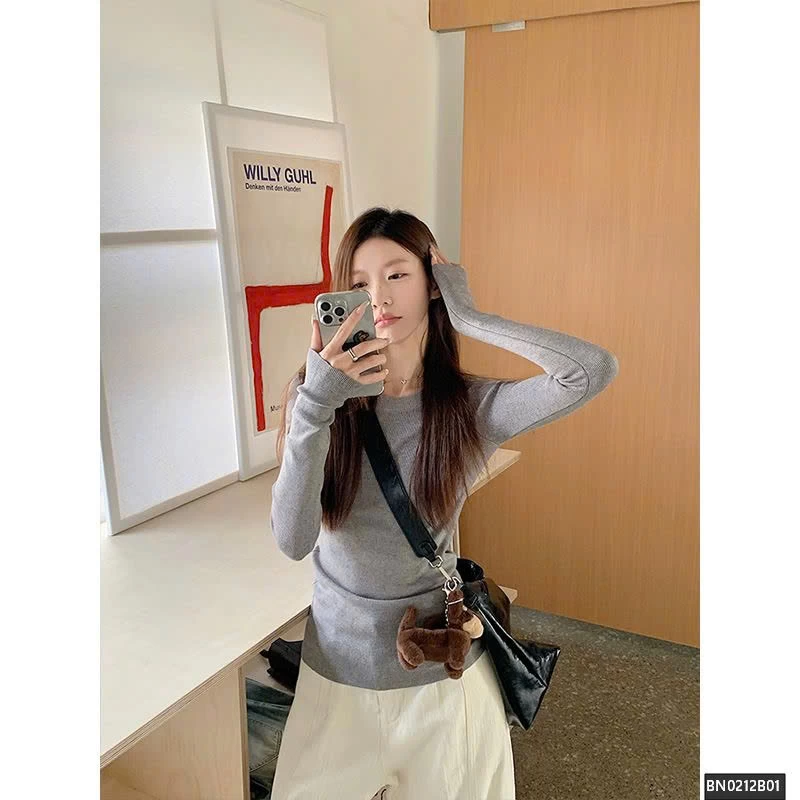 ÁO LEN TRƠN DỆT KIM NỮ