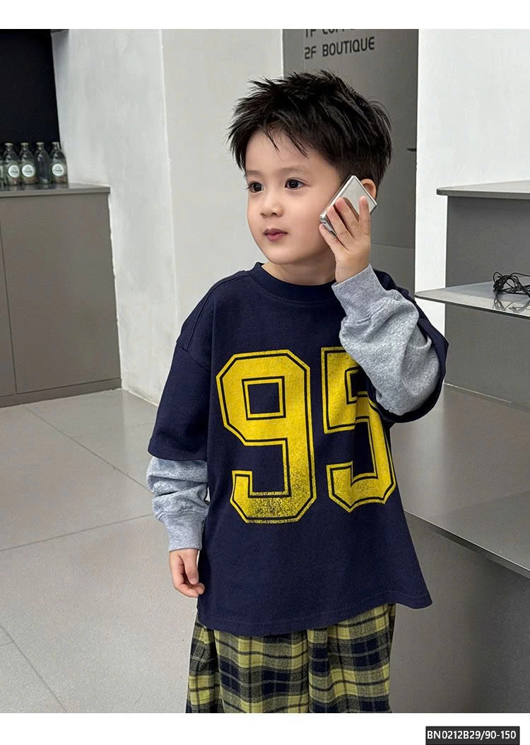 ÁO THUN DÀY TAY NỐI SỐ 95