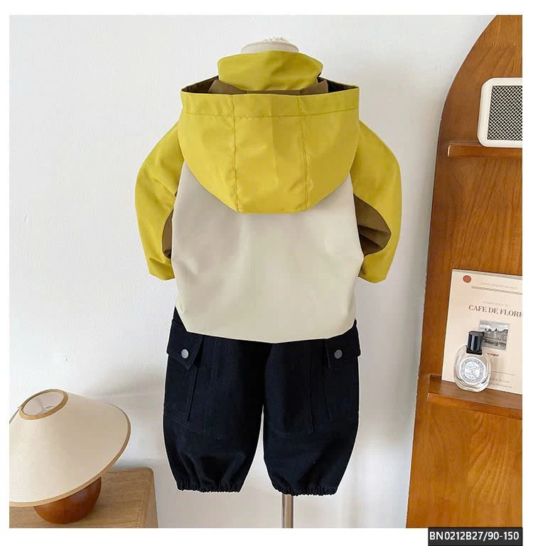 ÁO KHOÁC GIÓ PHỐI MÀU KHÓA PHẢN QUANG