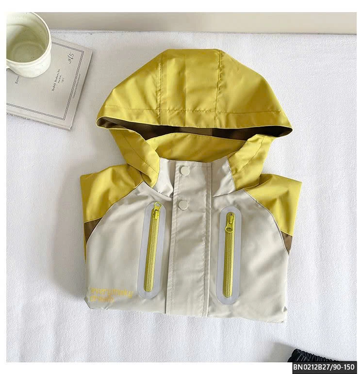 ÁO KHOÁC GIÓ PHỐI MÀU KHÓA PHẢN QUANG