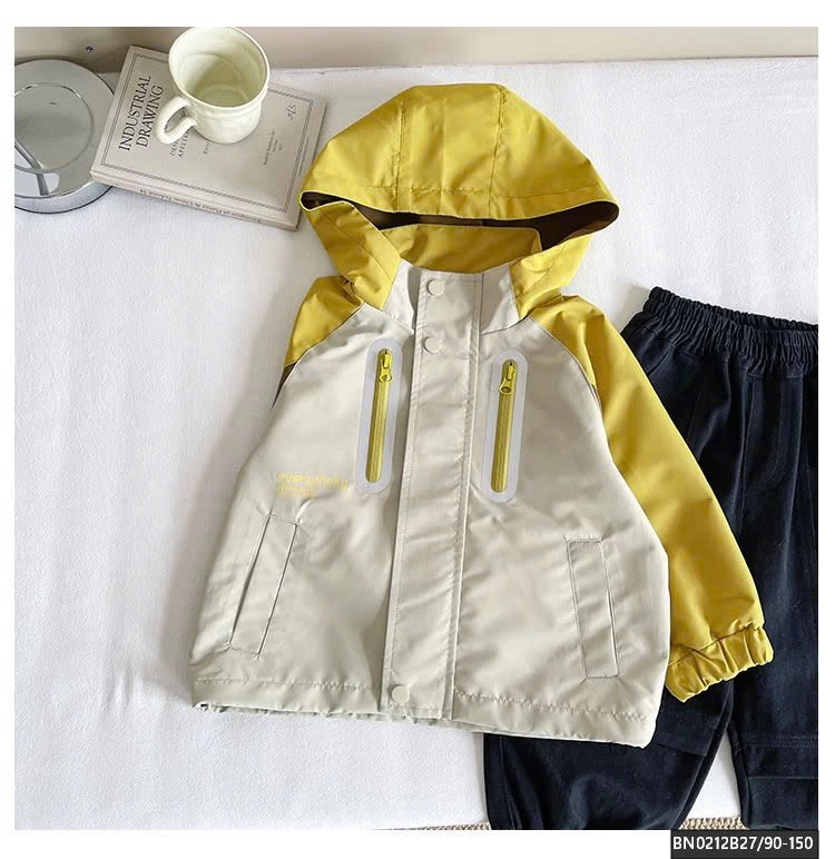 ÁO KHOÁC GIÓ PHỐI MÀU KHÓA PHẢN QUANG