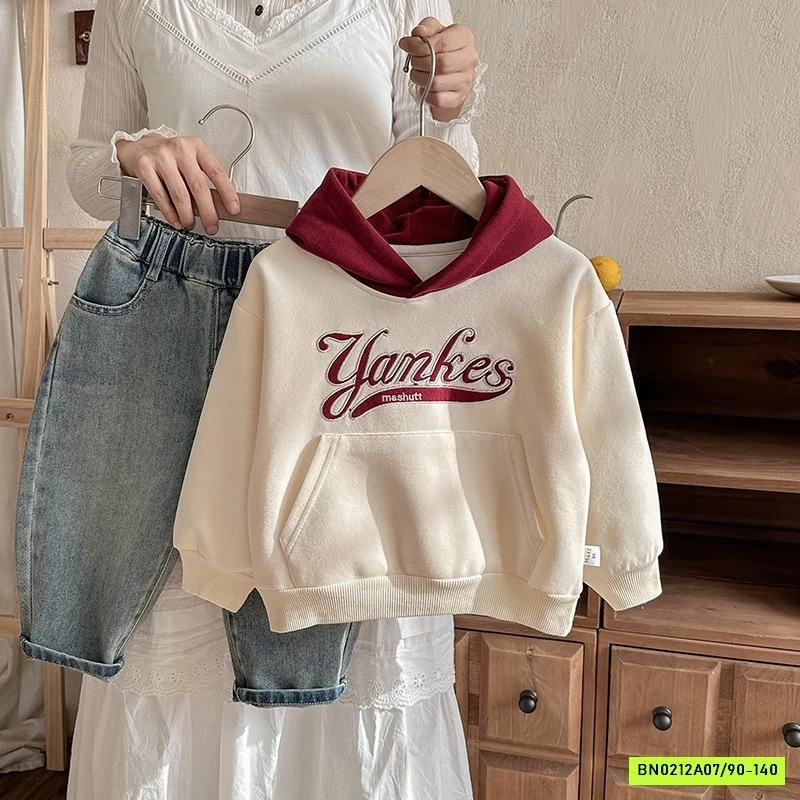 HOODIE TÚI TRƯỚC PHỐI MÀU MŨ