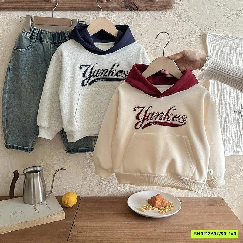 HOODIE TÚI TRƯỚC PHỐI MÀU MŨ