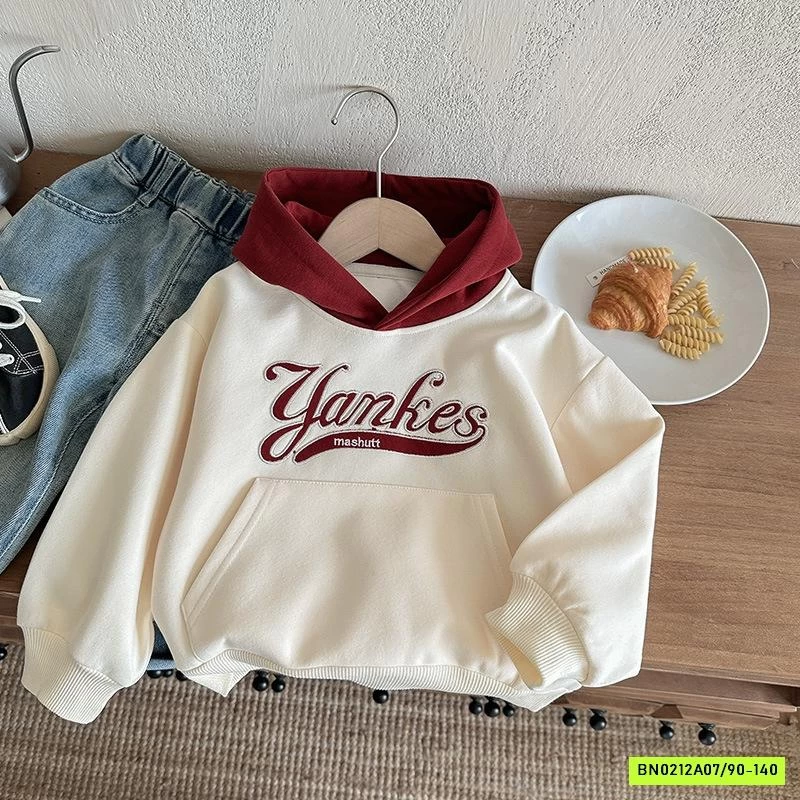 HOODIE TÚI TRƯỚC PHỐI MÀU MŨ