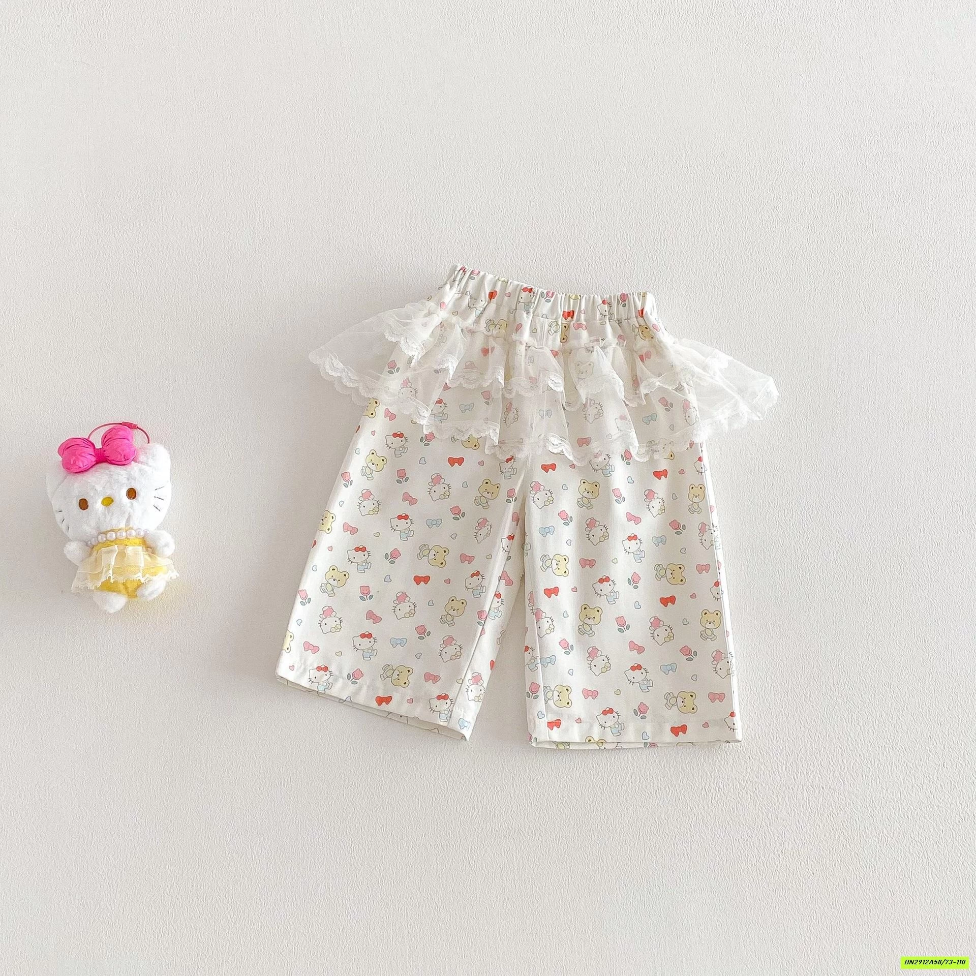 QUẦN SUÔNG KITTY VIỀN REN