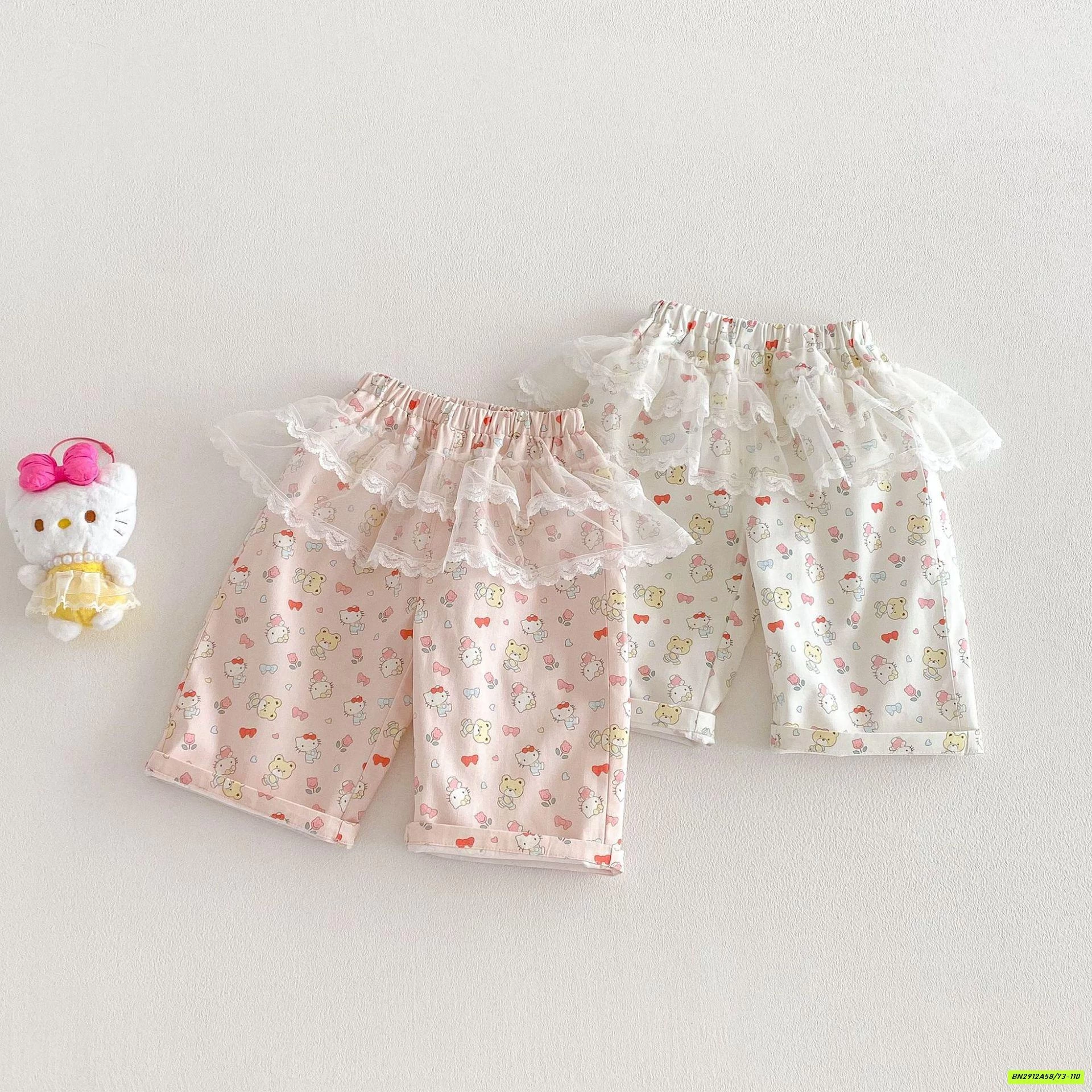 QUẦN SUÔNG KITTY VIỀN REN