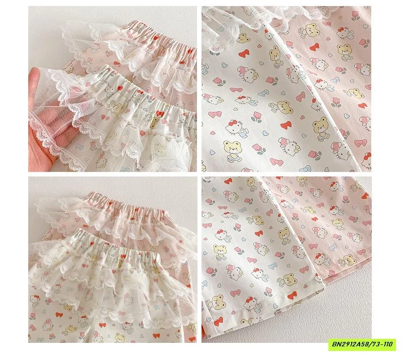 QUẦN SUÔNG KITTY VIỀN REN