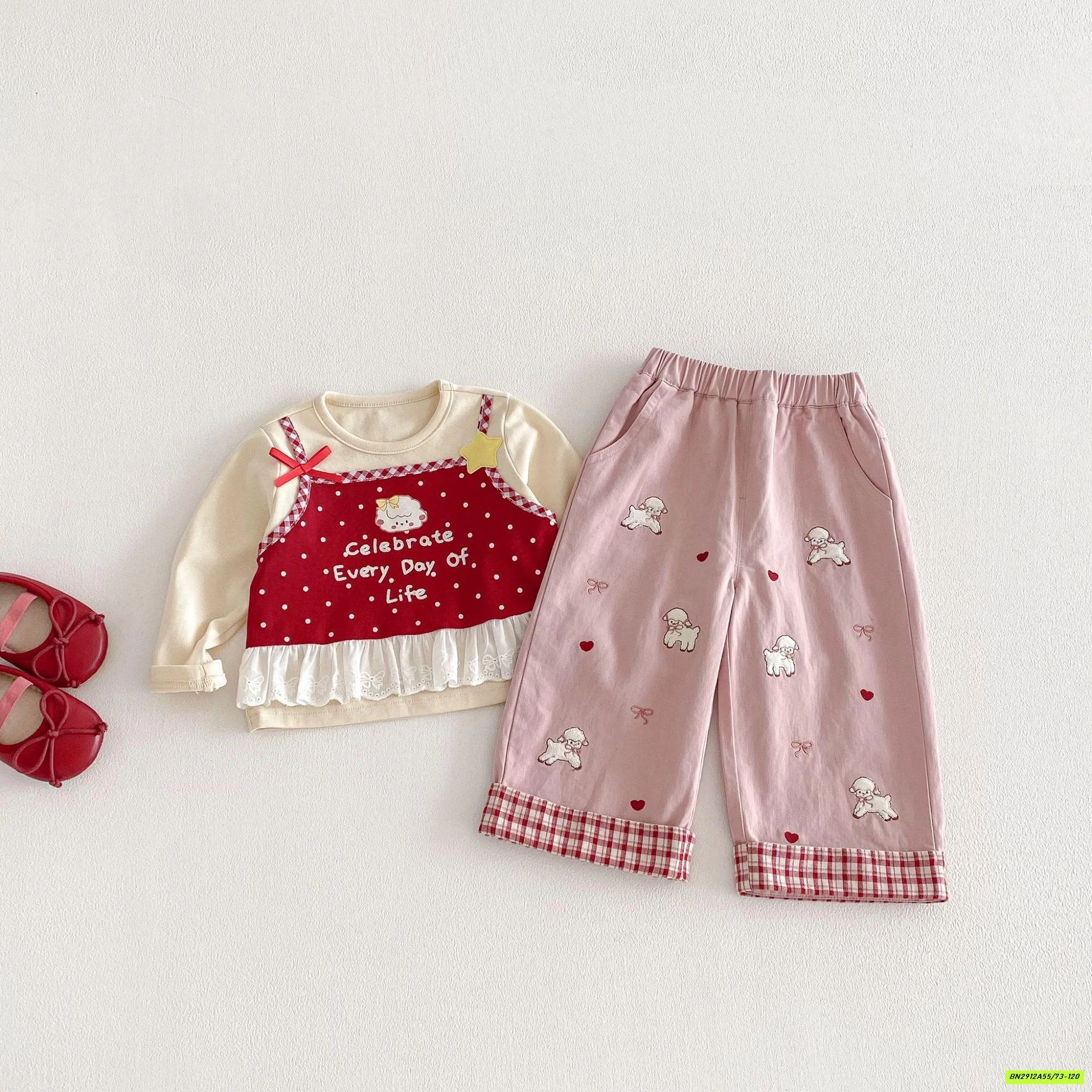 SÉT ÁO DỄ THƯƠNG MIX QUẦN KITTY