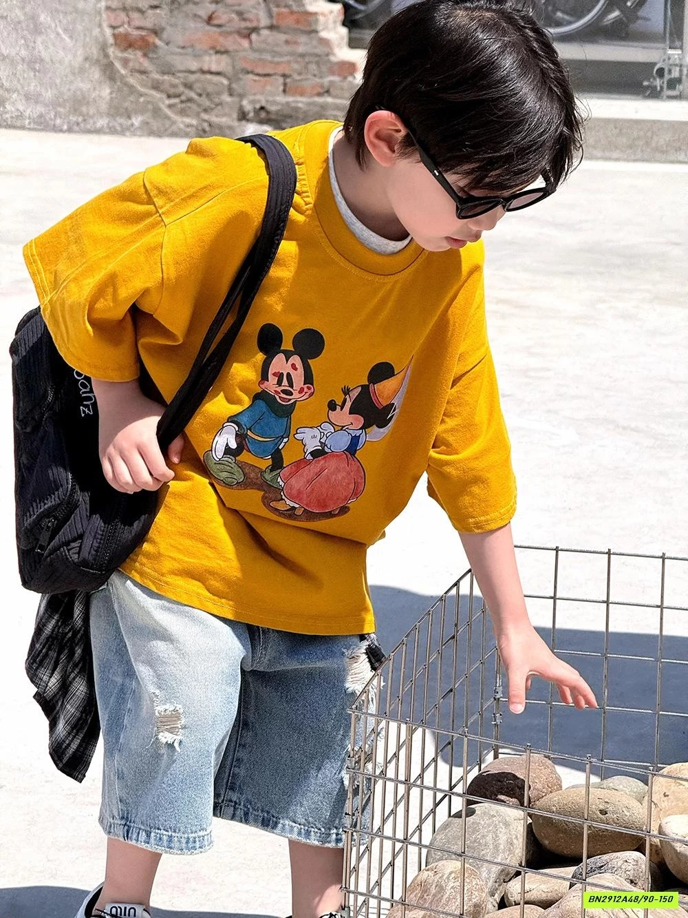 ÁO THUN MICKEY VÀNG