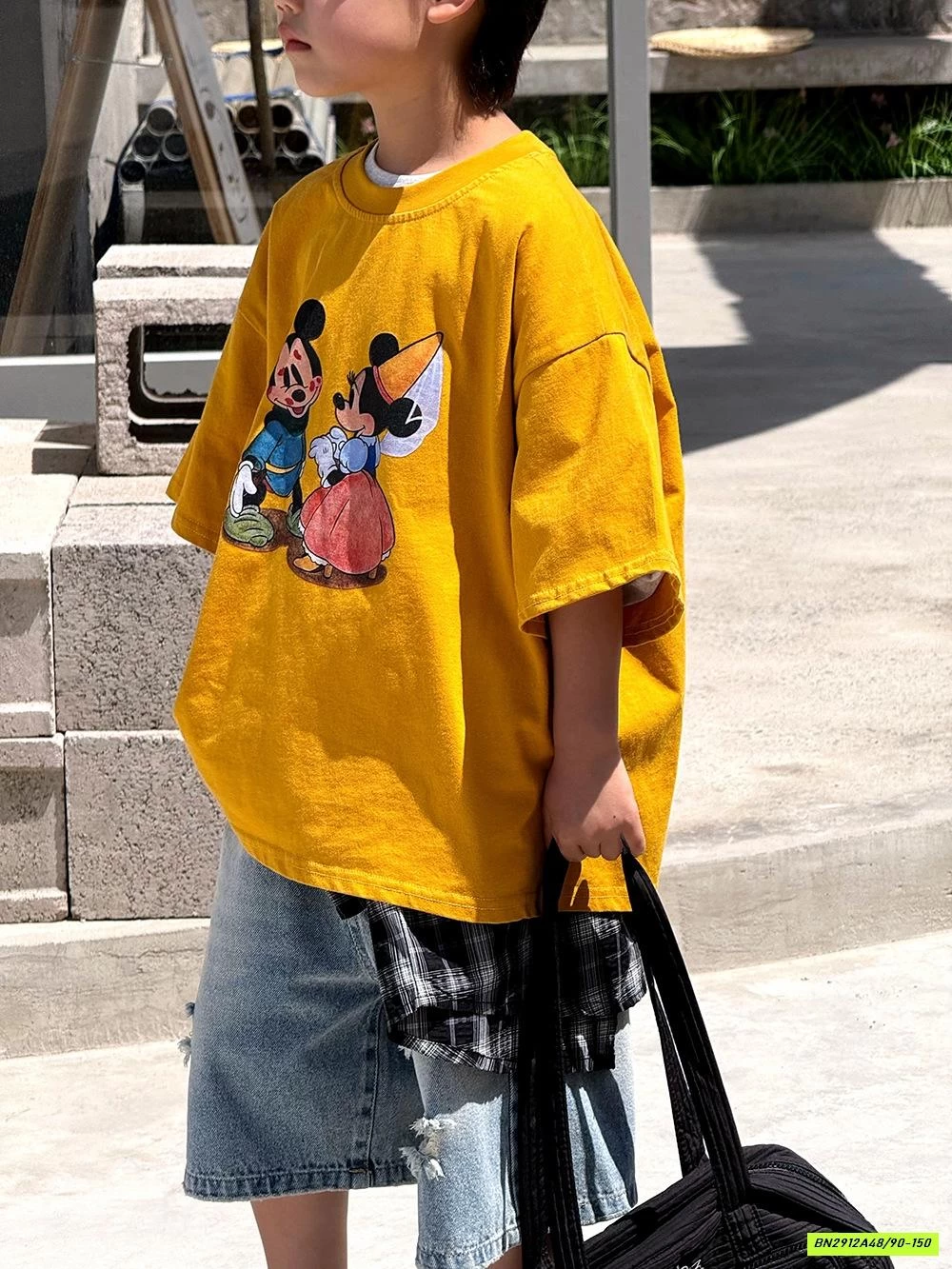 ÁO THUN MICKEY VÀNG