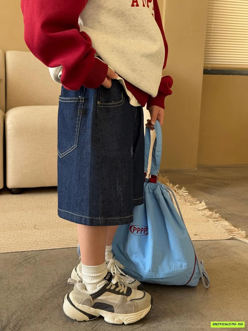 SHORT JEANS BẠC GỐI BASIC