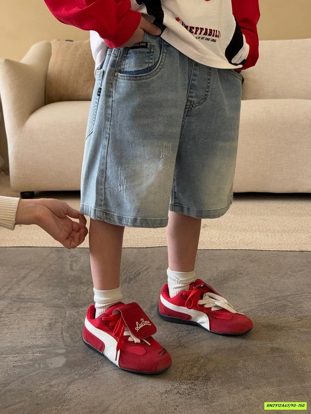 SHORT JEANS BẠC GỐI BASIC