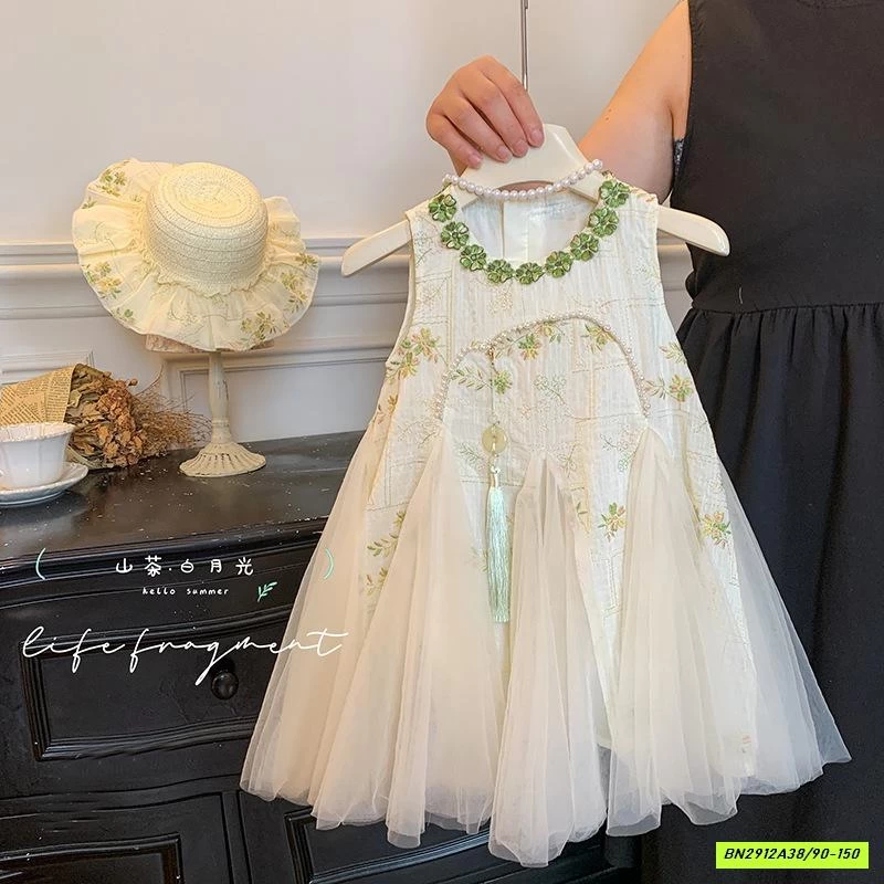 ĐẦM VOAN CỔ TRANG CÁCH TÂN BLUETOWN