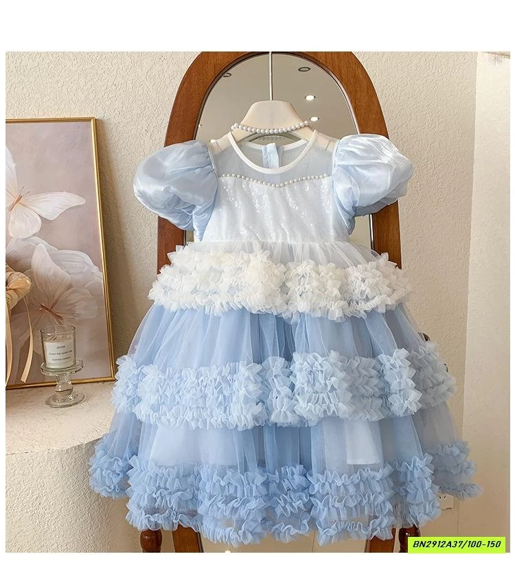 ĐẦM TUTU CÔNG CHÚA LOANG MÀU BLUETOWN