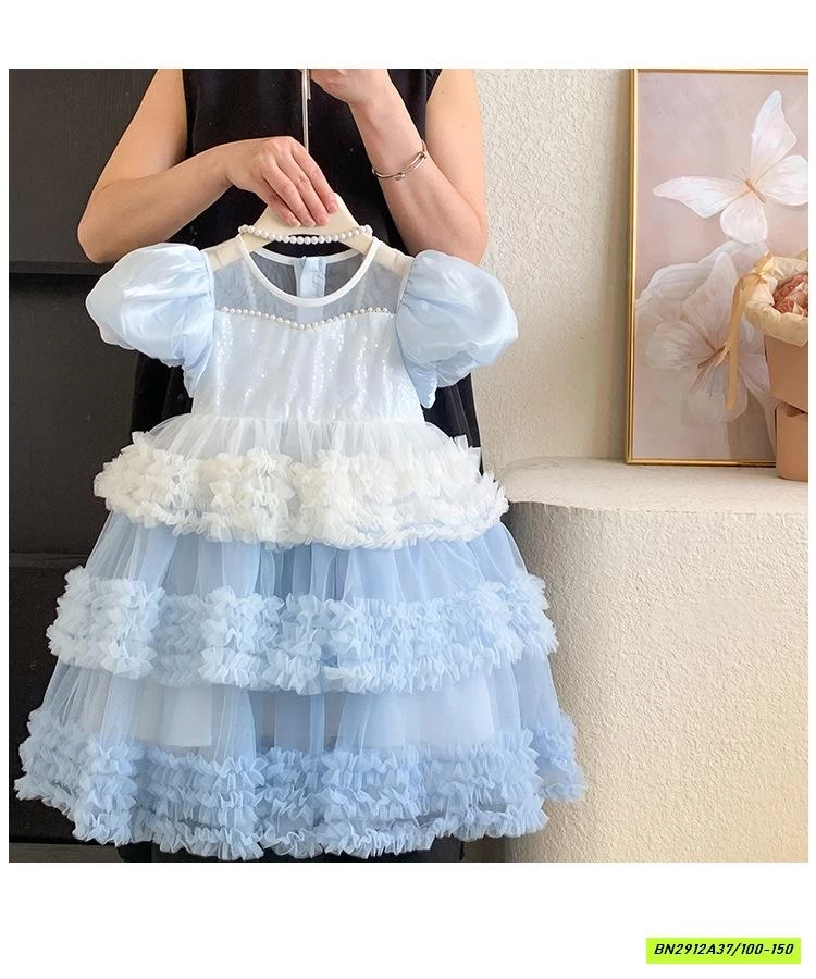 ĐẦM TUTU CÔNG CHÚA LOANG MÀU BLUETOWN