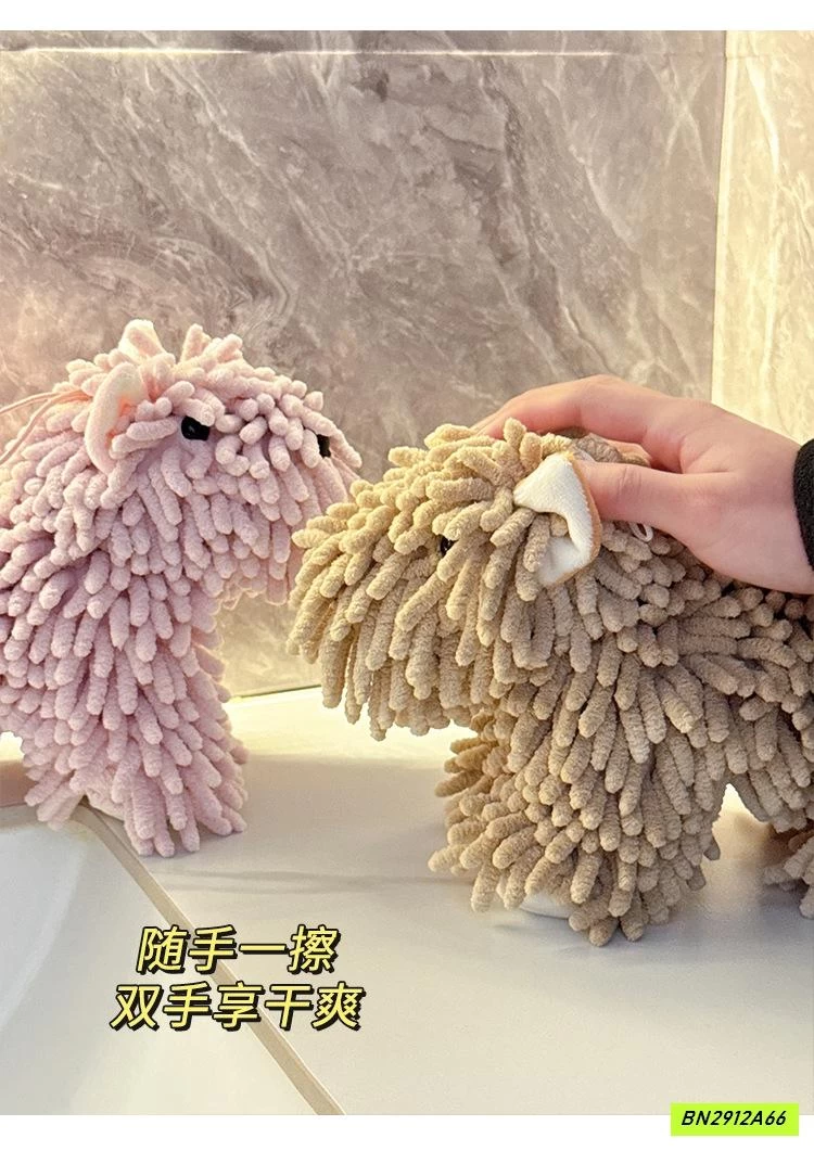 CÚN BÔNG LAU TAY SỢI SIÊU MỀM