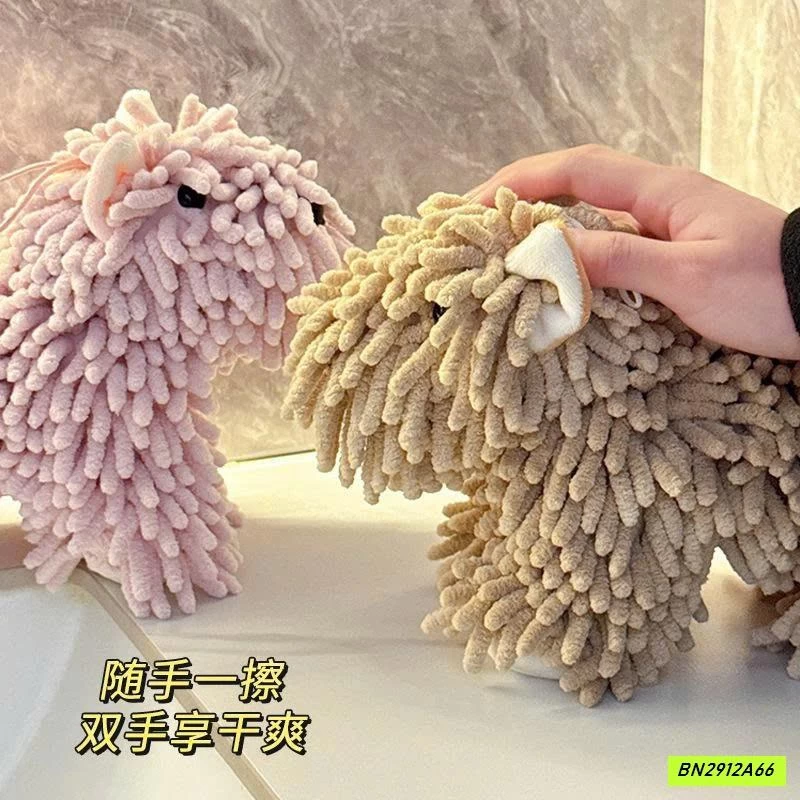 CÚN BÔNG LAU TAY SỢI SIÊU MỀM