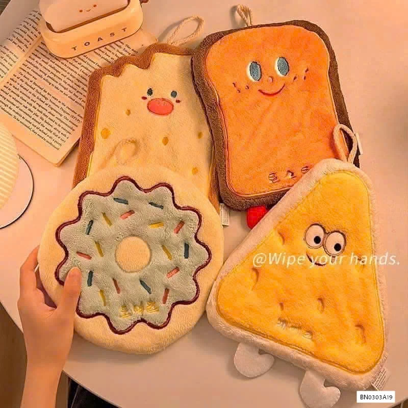 SÉT 4 KHĂN LAU TAY KUTE