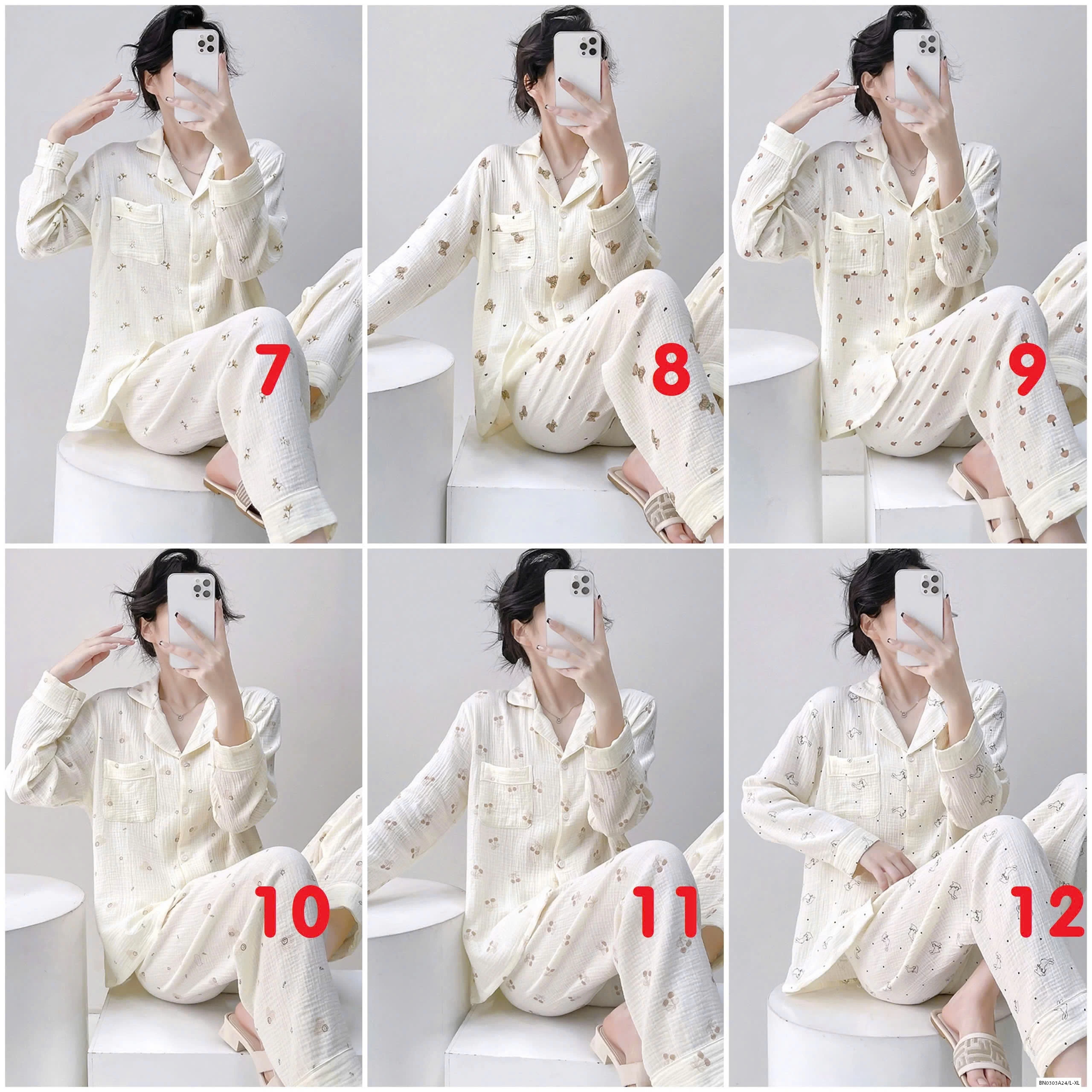 PIZAMA XÔ ĐŨI HÀN QUỐC