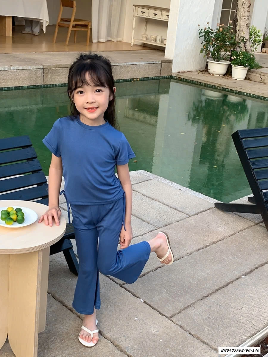 SÉT THUN QUẦN LOE TRƠN MÀU