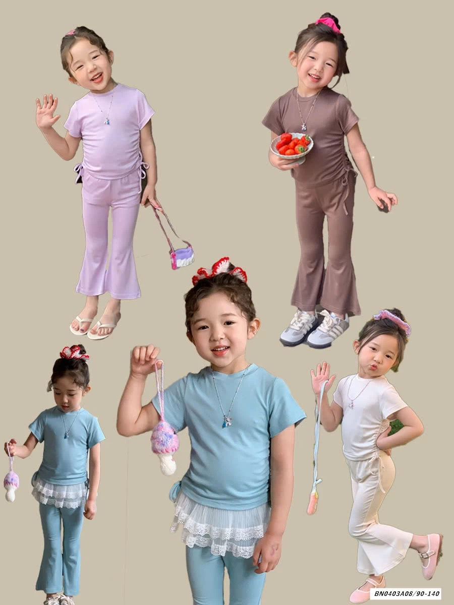 SÉT THUN QUẦN LOE TRƠN MÀU